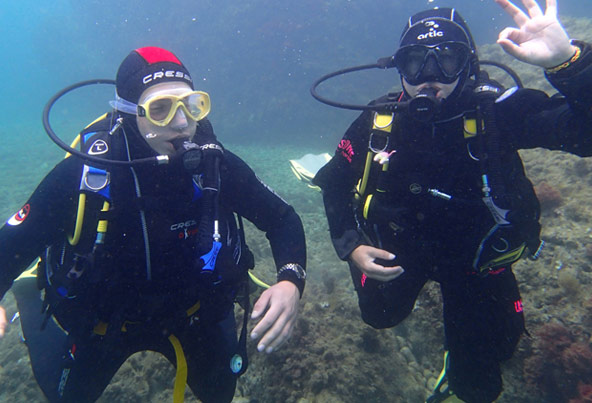 Courses de plongée à la Costa Brava