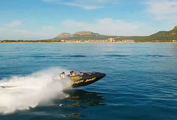 Xtrem boat à la Costa Brava